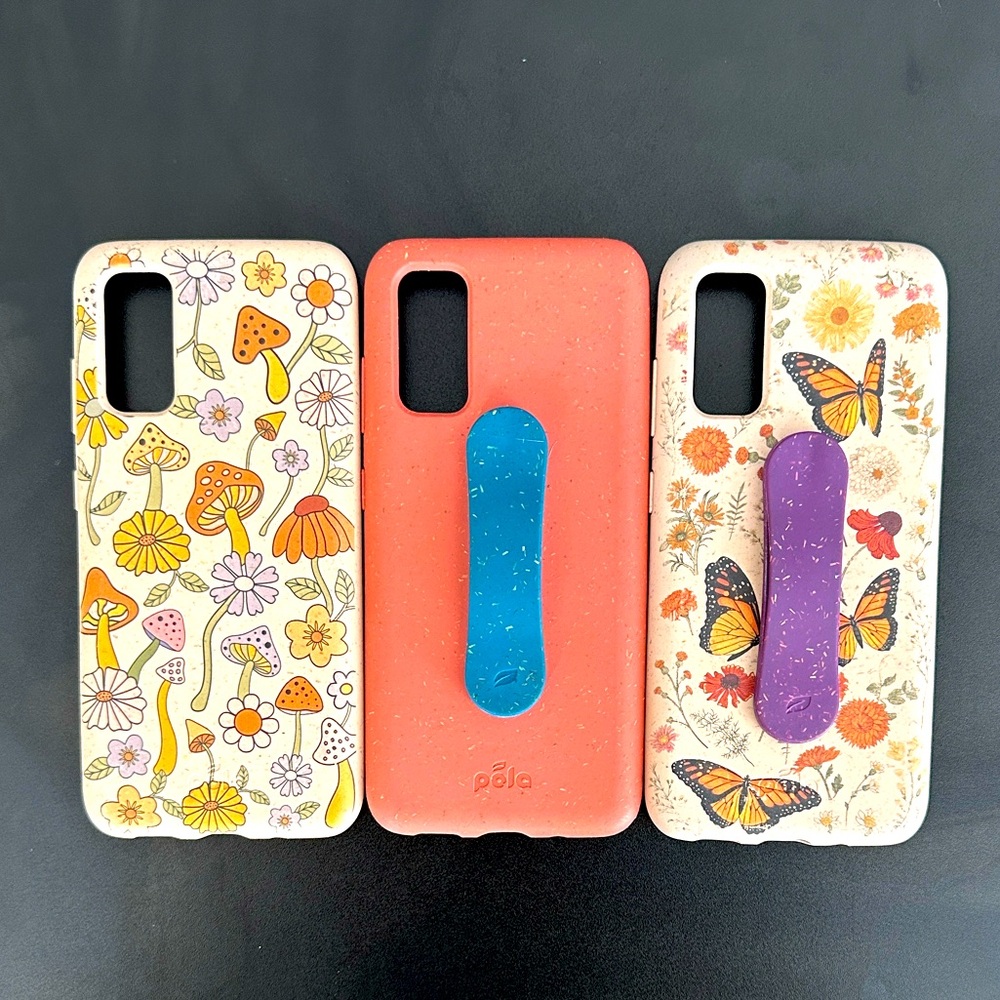PELA Eco-Friendly Phone Cases with Floral and Butterfly Designs